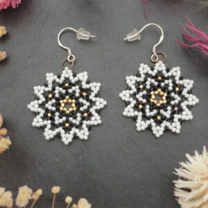 Boucles d'oreilles fleur