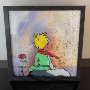 Peinture sur verre: Petit prince