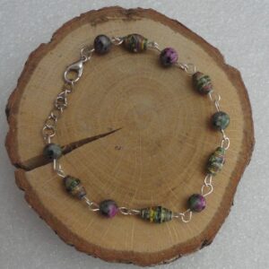 Bracelet en perle de papier