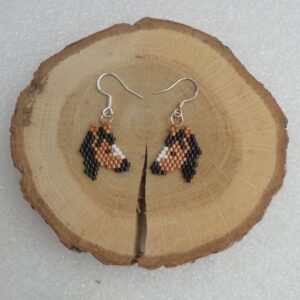 Boucle d'oreille cheval