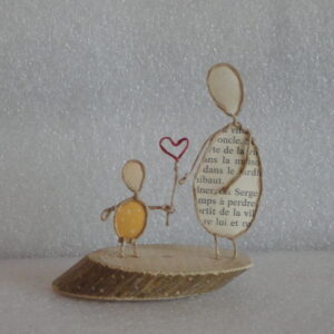 poésie de papier: maman+enfant