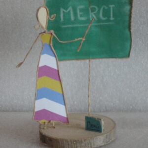 Poésie de papier: merci maitresse