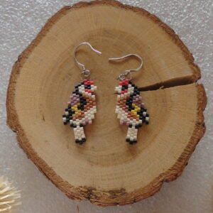 Passereaux en boucles d'oreilles