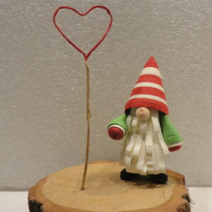 Gnome en quilling 3D